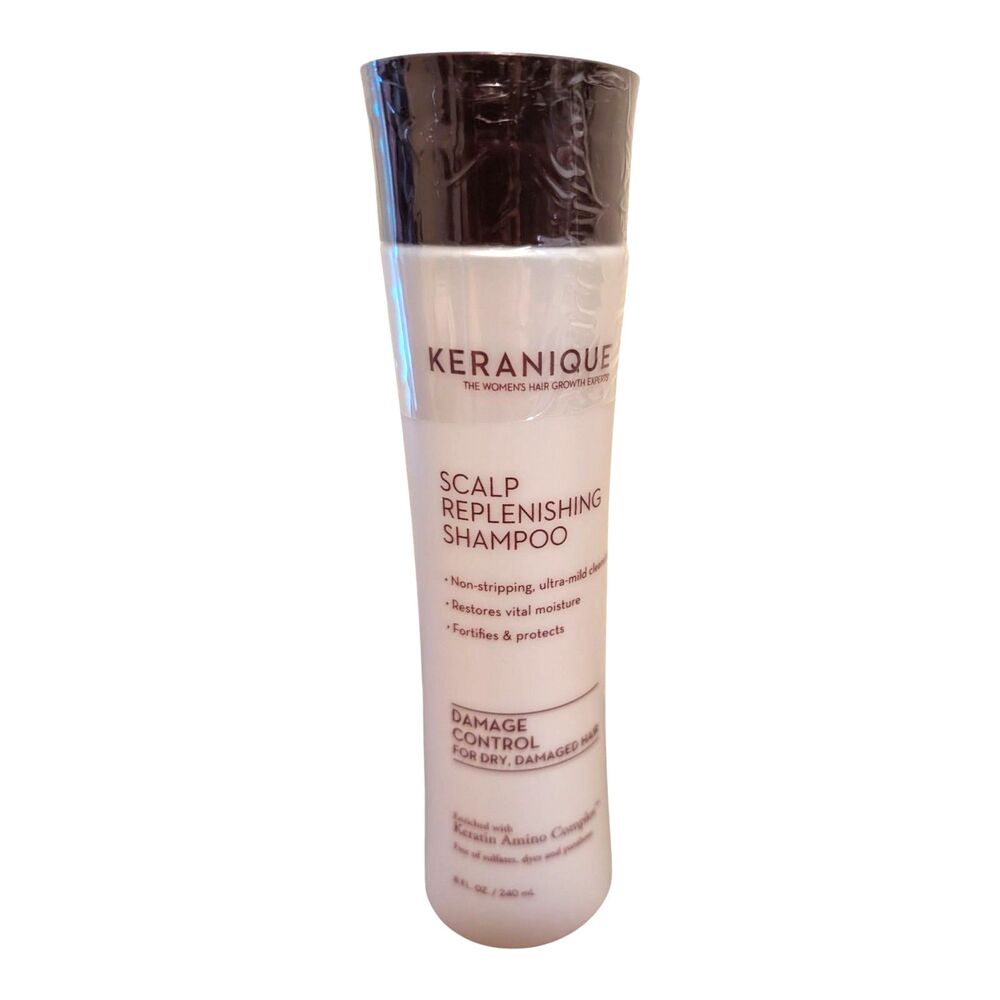 Keranique Scalp Replenishing Shampoo Damage Control Dry Damaged Hair 8 oz New